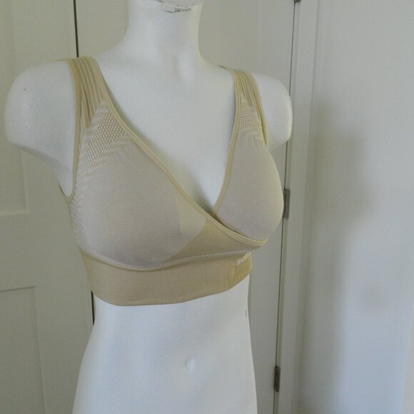 NWT SANKOM PATENT BRA SUPPORT & POSTURE CLASSIC BEIGE SZ S-M Switzerland $99.00 - Picture 2 of 6